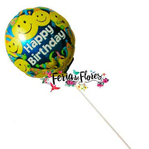 Happy Birthday Metallic Balloon