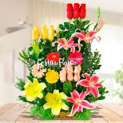 Exotic Floral Arrangement Paradise